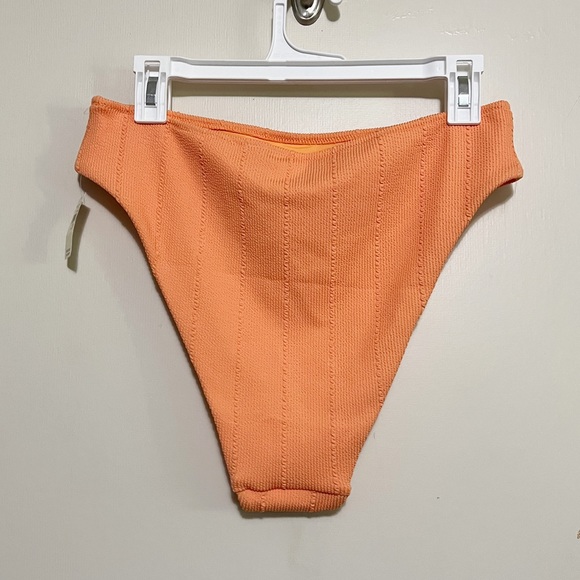 Aerie Orange High Cut Bikini Bottom XL NWT - Picture 2 of 7
